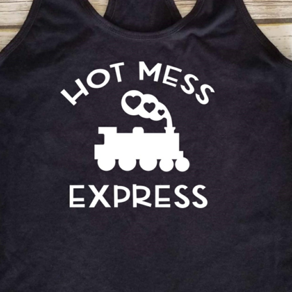 Hot Mess Express Train Women's tank top black - Picture 2 of 3